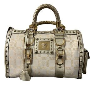 Versace Medusa Madonna Satchel Bag Authentic